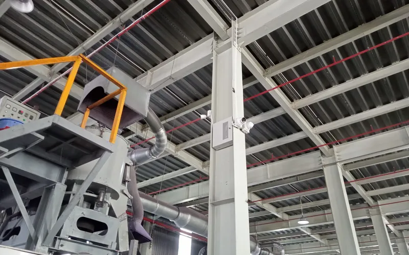 Di dời camera quan sát nhà xưởng tại Long An.