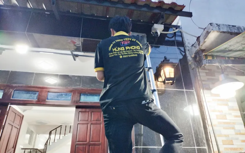 Lắp đặt camera quan sát gia đình giá rẻ tại đường Võ Văn Vân Vĩnh Lộc