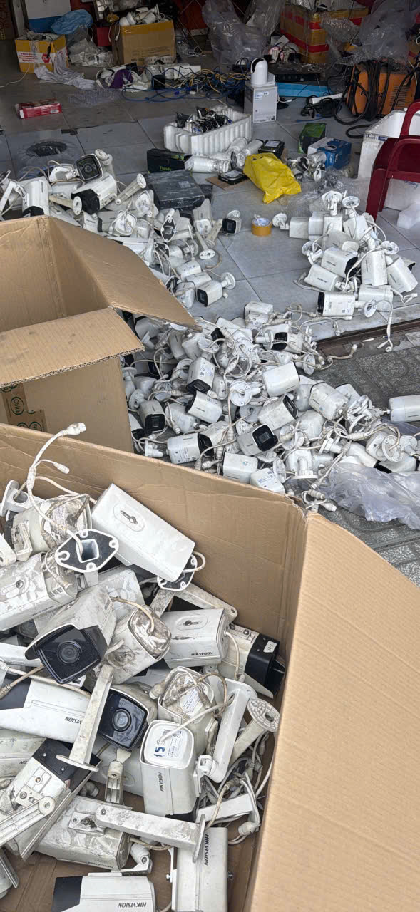 Mua camera cũ hikvision,dahua thanh lý camera nhà xưởng văn phòng công ty