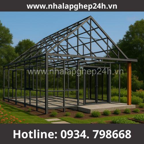 Nhà Lắp Ghép Mái Thái Nhỏ Gọn Nhà Lắp Ghép Mái Thái Nhỏ Gọn