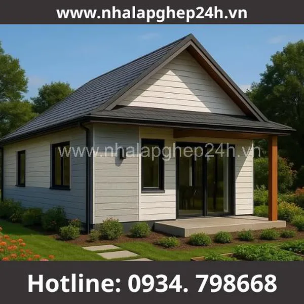 Nhà Lắp Ghép Mái Thái Nhỏ Gọn