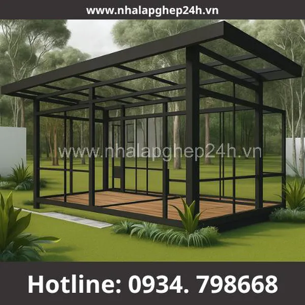 Nhà Lắp Ghép Cấp 4 Sân Vườn