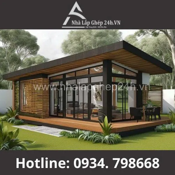 Nhà Lắp Ghép Cấp 4 Sân Vườn
