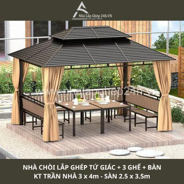 Nhà chòi sân vườn