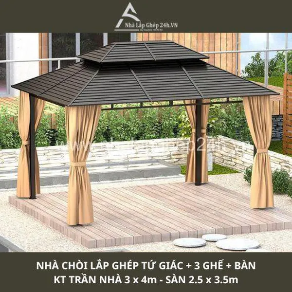 Nhà chòi sân vườn
