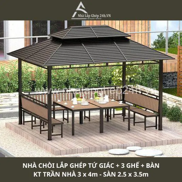 Nhà chòi sân vườn