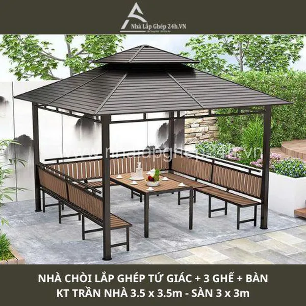 Nhà chòi sân vườn