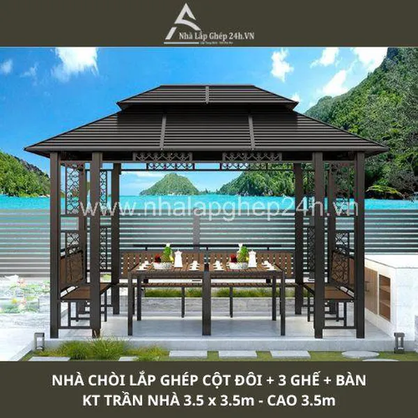 Nhà chòi sân vườn