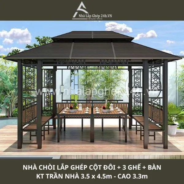 Nhà chòi sân vườn