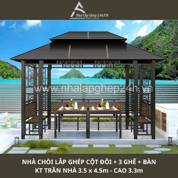 Nhà chòi sân vườn