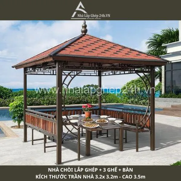 Nhà chòi sân vườn