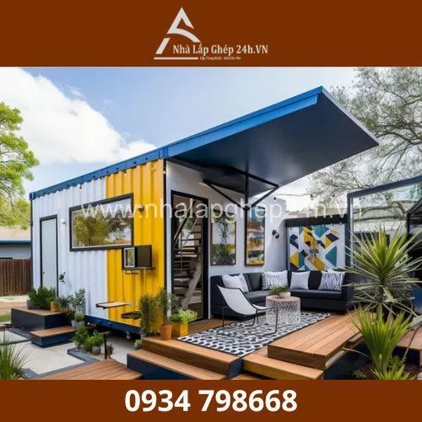 Nhà Container 2 Tầng
