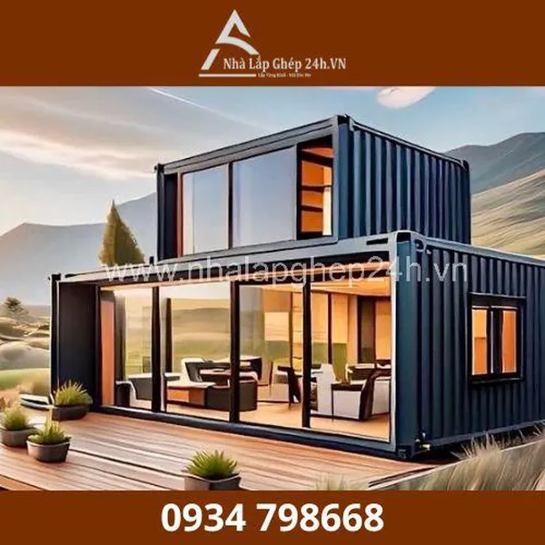 Nhà Container 2 Tầng