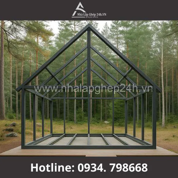 Nhà Lắp Ghép cấp 4 Hiện Đại - LH