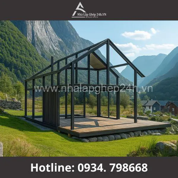 Nhà Lắp Ghép 2 Tầng - LH