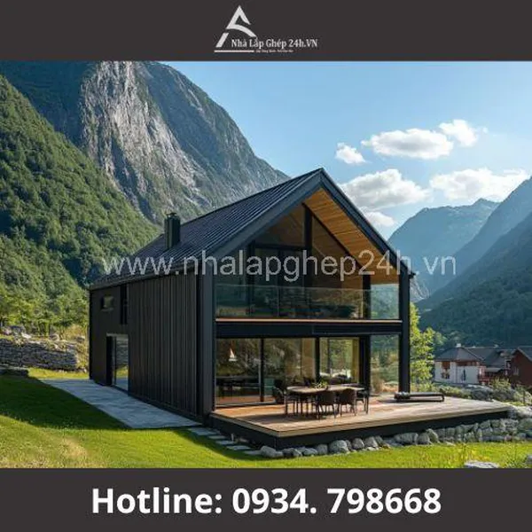 Nhà Lắp Ghép 2 Tầng - LH