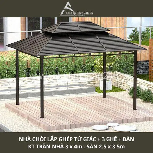 Nhà chòi sân vườn