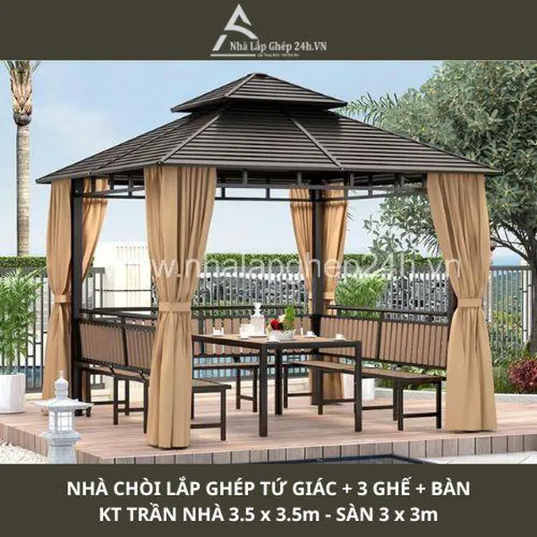 Nhà chòi sân vườn
