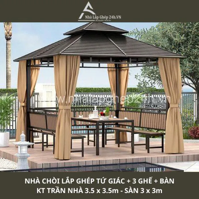 Nhà chòi sân vườn