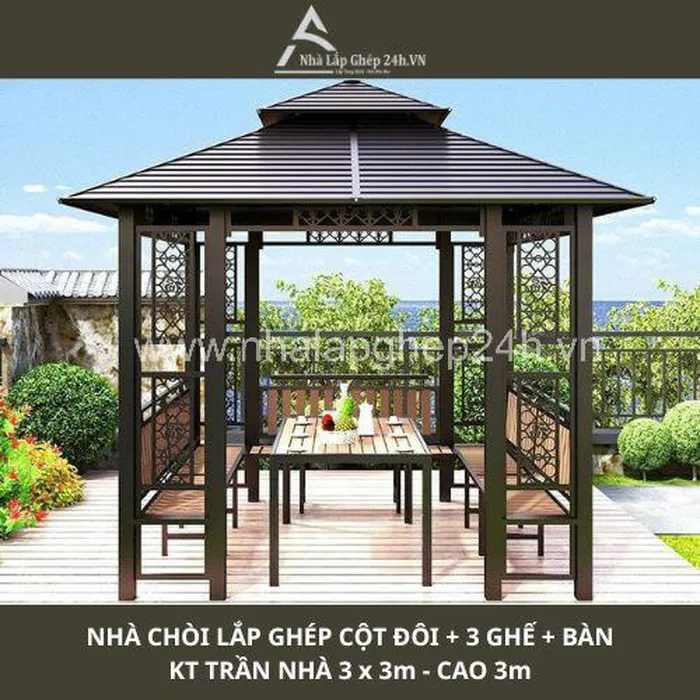 Nhà chòi sân vườn