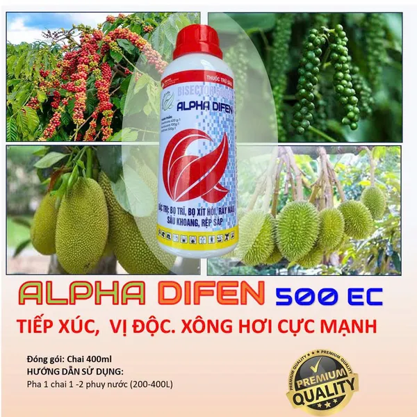 Thuốc trừ sâu ALPHA DIFEN 500EC