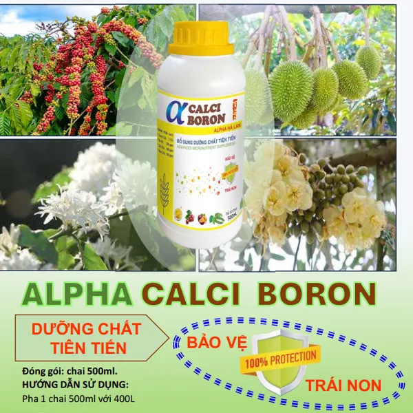 Phân bón lá ALPHA CALCI BORON