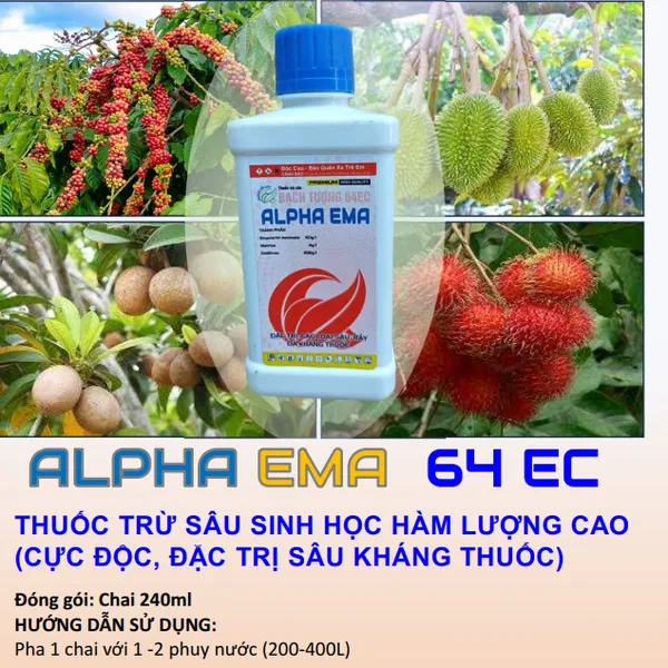 Thuốc trừ sâu ALPHA EMA 64EC