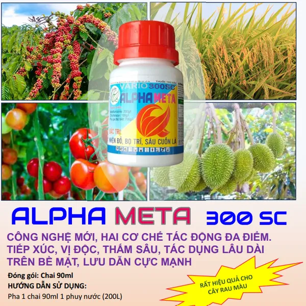 Thuốc trừ sâu ALPHA META 300SC