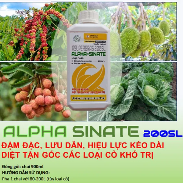 Thuốc diệt cỏ ALPHA SINATE 200SL