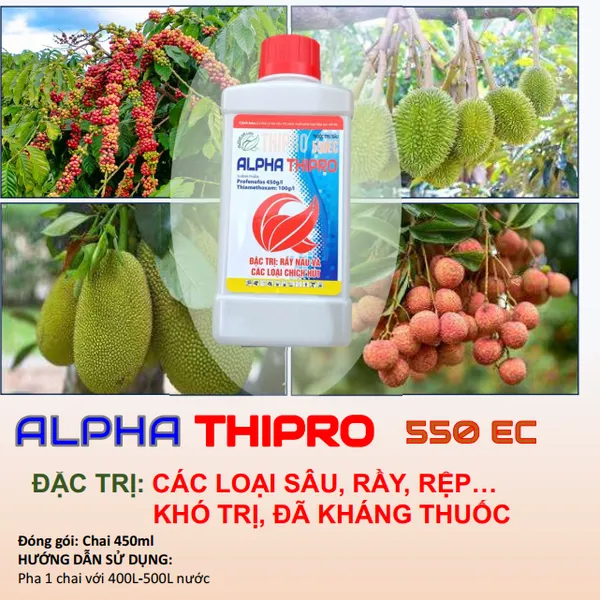 Thuốc trừ sâu ALPHA THIPRO 550EC