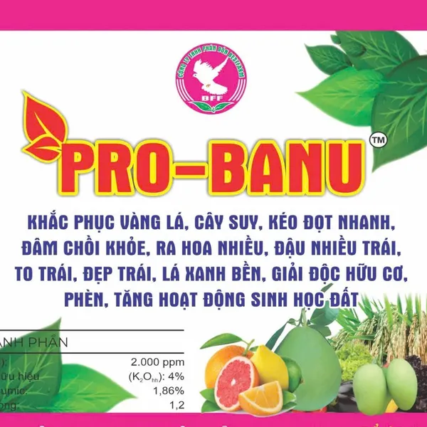 Phân bón lá vi lượng Pro-Banu