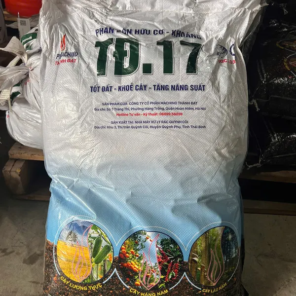 PHÂN BÓN HỮU CƠ MACHINO TĐ.17