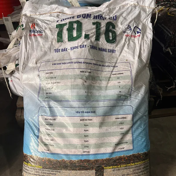 PHÂN BÓN HỮU CƠ MACHINO TĐ.16