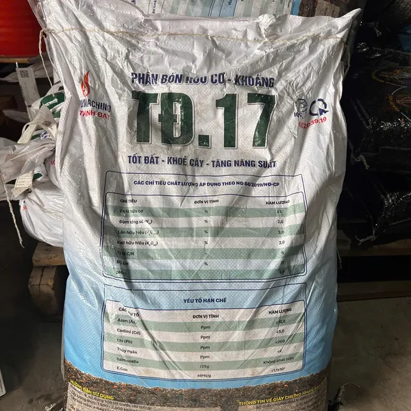PHÂN BÓN HỮU CƠ MACHINO TĐ.17