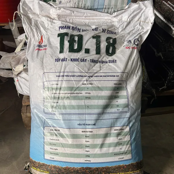 PHÂN BÓN HỮU CƠ MACHINO TĐ.18