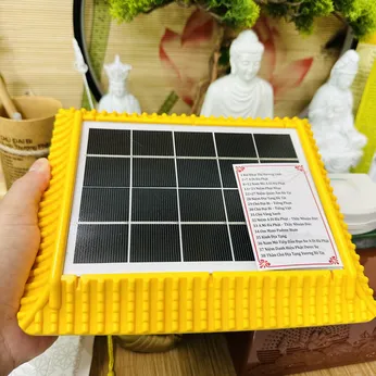 Máy Niệm Phật Năng Lượng Mặt Trời ngôi nhà - sẵn máy 38 bài