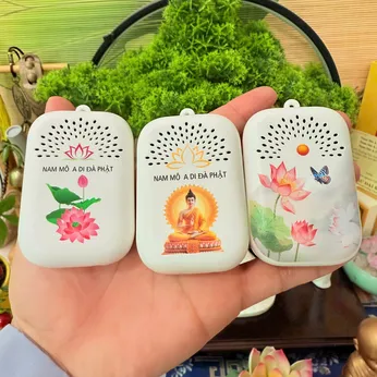 Máy niệm phật hình hoa sen