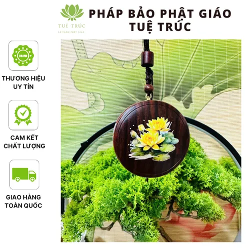 Máy niệm phật sen tròn