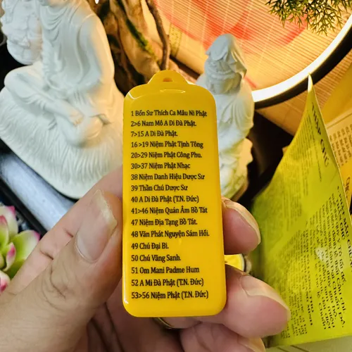 Máy Niệm Phật Tí Hon đeo cổ - Niệm Phật Mini 56 bài có sẵn
