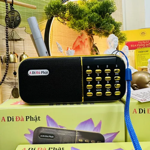 Máy Niệm Phật-Máy Nghe Pháp Chất Lượng Cao- Sẵn 54 Bài Niệm Phật- có 2 pin