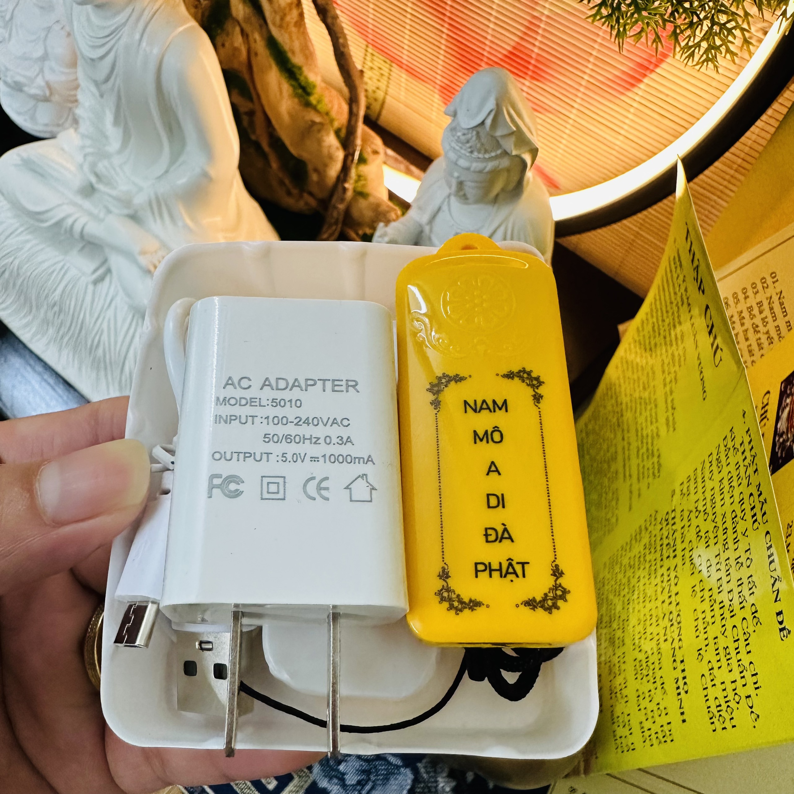 Máy Niệm Phật Tí Hon - Niệm Phật Mini 56 bài có sẵn