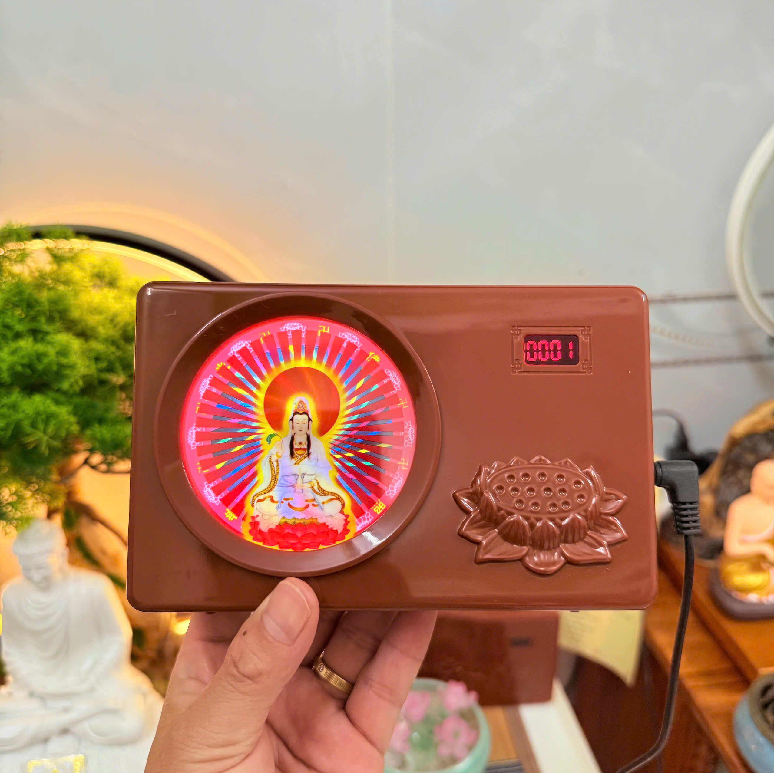 MÁY TỤNG KINH ĐỊA TẠNG 72 BÀI – CÓ HÌNH QUÁN ÂM – GHIM ĐIỆN TRỰC TIẾP