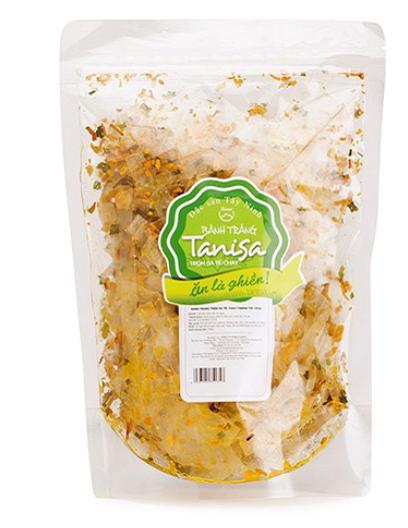 Bánh tráng trộn sa tế chay Tanisa