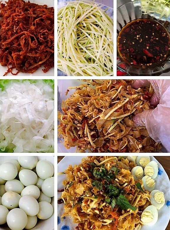 Bánh tráng trộn, bánh tráng me món ăn tung hoàng từ phố phường đến giảng đường Bánh tráng trộn, bánh tráng me món ăn tung hoàng từ phố phường đến giảng đường