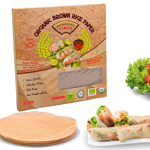 Bánh Tráng Gạo Lứt Hữu Cơ