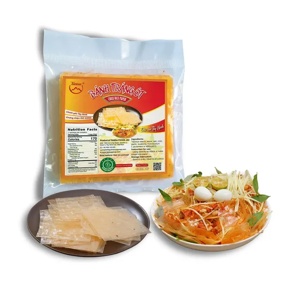 Bánh Tráng Ớt (vuông)