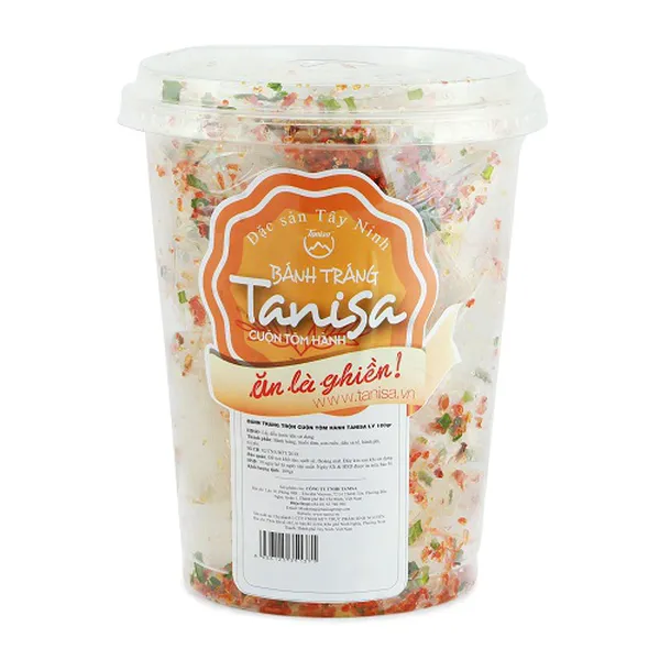 BÁNH TRÁNG TRỘN TÂY NINH TANISA CUỘN TÔM HÀNH (hộp)