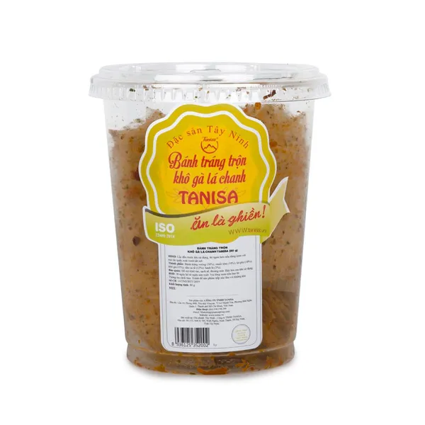 BÁNH TRÁNG TRỘN KHÔ GÀ LÁ CHANH (hộp)