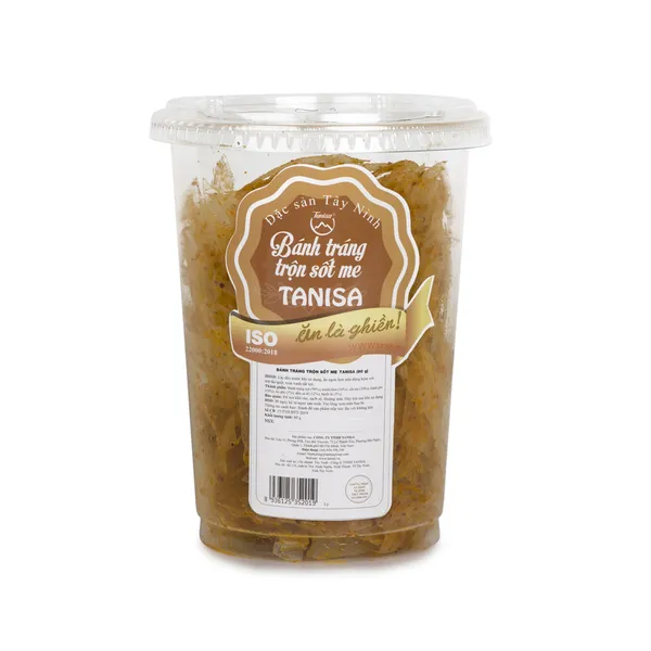 BÁNH TRÁNG TRỘN TÂY NINH TANISA SỐT ME (hộp)