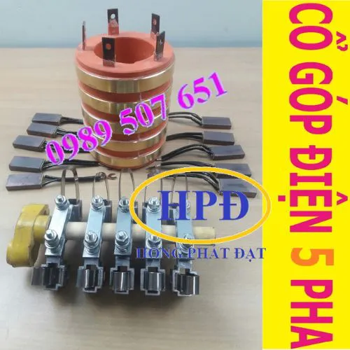 Cổ góp điện 5 pha